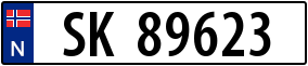 Truck License Plate